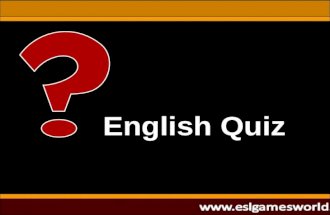 English game quiz