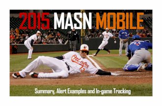 MASN 2015 Social and Mobile Report, Analysis and Primer