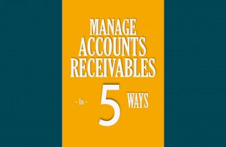 Managing Accounts Receivables in 5 ways