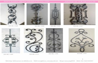 Some photos of wrought iron balusters