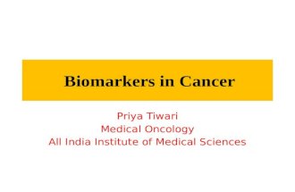 Biomarkers in cancer