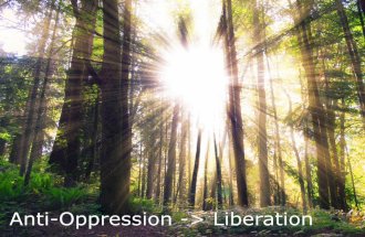 From Anti-Oppression to Liberation Strategies & Approaches