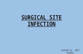 Surgical site infection