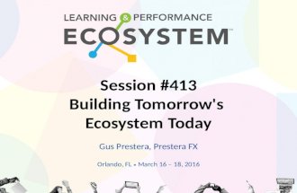 Building Tomorrow's Ecosystem Today