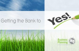 Bank Ready Packages - Getting the Bank to Yes