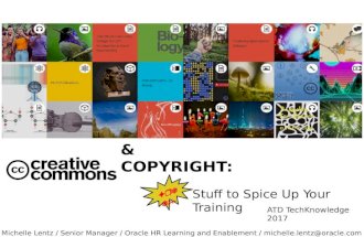 Creative Commons and Free Stuff to Spice Up Your Training