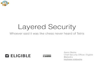 Windy City Rails - Layered Security