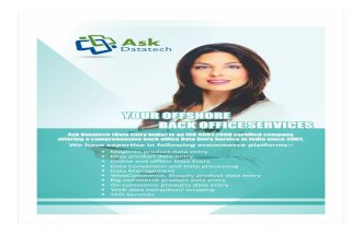 Ask datatech corporate brochure