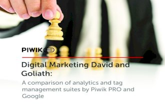 A Comparison of Analytics and Tag Management Suites by Piwik PRO and Google