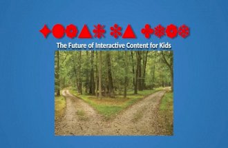Flash is Dead - The Future of Interactive Content for Kids