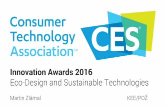 CES Innovation Awards 2016