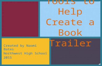 Creating a Book Trailer: images and webtools