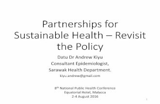Partnerships for sustainable health – revisit the  policy