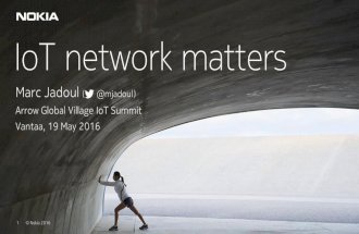 Arrow Global Village IoT Summit (2016)
