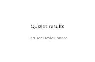Quizlet results