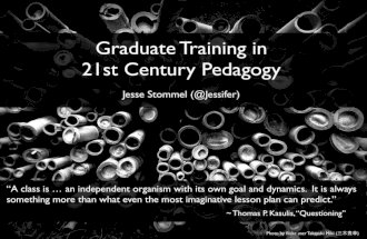 Graduate Training in 21st Century Pedagogy