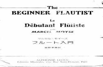 Moyse,m.el debutante flautista.ed.leduc