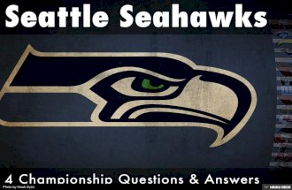 Seattle Seahawks: Championship Q & A