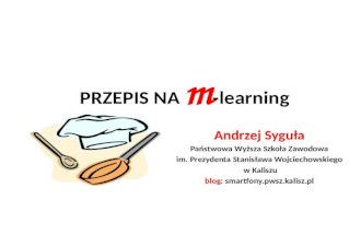 2014 Przepis na m-learning