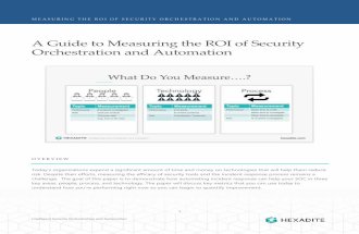 A Guide to Measuring the ROI of Security Orchestration and Automation