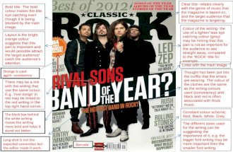 Rock music magazine analysis