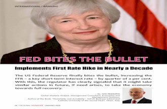 "FED BITES THE BULLET - Implements First Rate Hike in Nearly a Decade" by Dr. IVO PEZZUTO published on The Global Analyst Magazine January 2016 Issue
