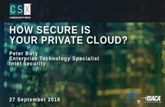 How Secure is Your Private Cloud?