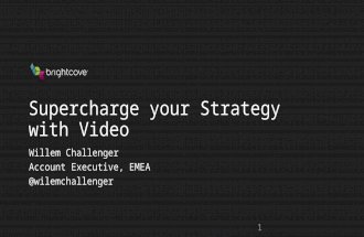 Supercharge your Strategy with Video