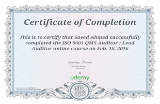 udemy certificate