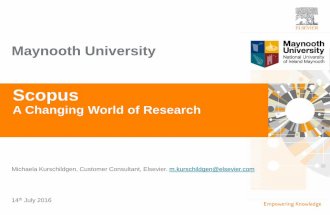 Scopus: a changing world of Research