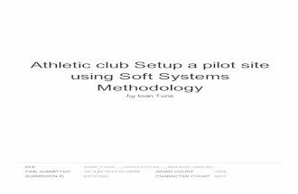 Athletic club Setup a pilot site using Soft Systems Methodology