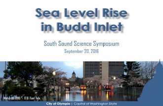 Eric Christensen, Sea level rise, Budd Inlet