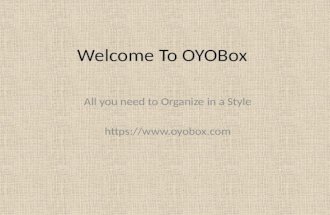 Top Luxury Eyewear Organizer Box - OYOBox