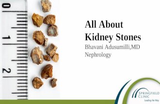 All About Kidney Stones