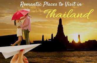 Romantic places to visit in thailand