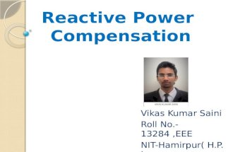 Reactive power compensation
