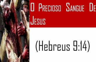 O precioso sangue de Jesus