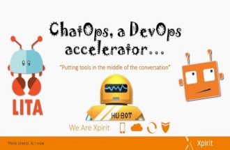 ChatOps - a DevOps accelerator