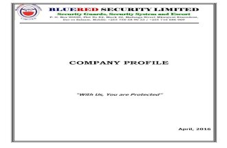 Bluered company profile, 2016