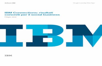 Ibm connections risultati concreti per il social business