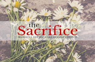 Church Sermon: The Sacrifice