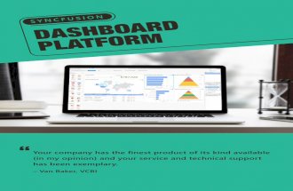 Stunning dashboards made easy by Syncfusion