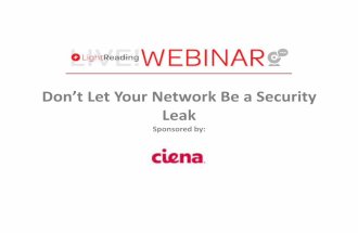 Encryption webinar: Don't let your network be a security leak