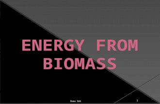 Energy from biomass