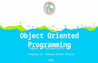 Object Oriented Programming_Lecture 3