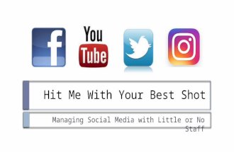 Hit Me With Your Best Shot: Managing Social Media With Little or No Staff