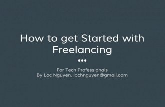 How to get started with freelancing