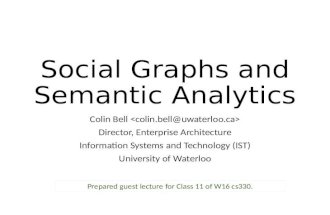 Social Graphs and Semantic Analytics