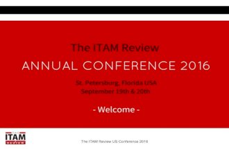Process Refinement Workshop:  Rory Canavan, SAM Charter (ITAM Review US Annual Conference 2016 )