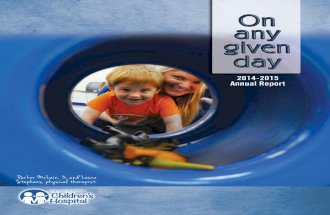 2015 Annual Report - East Tennessee Childrens Hospital